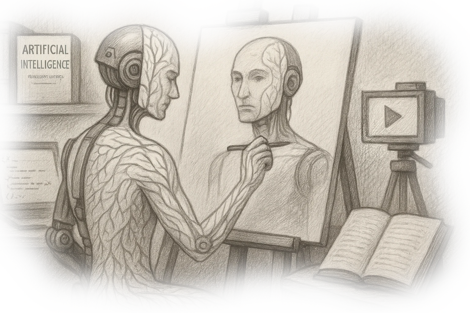 Generative AI creates an image of generative AI... created by generative AI