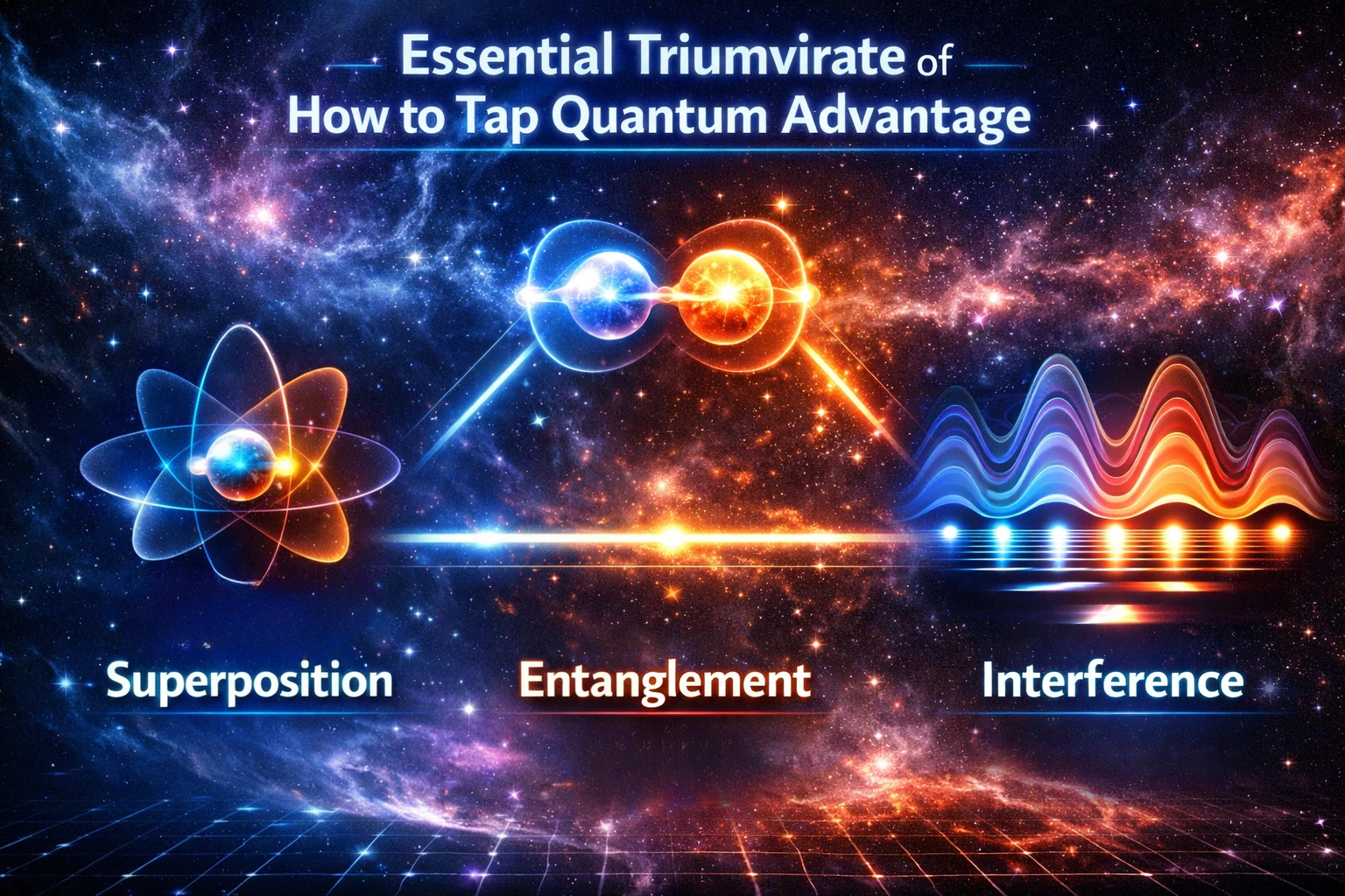 The Essential Triumvirate Of How To Tap Quantum Advantage